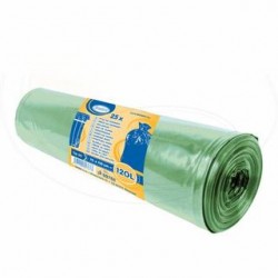 Vrece na odpad 120l 70x110cm zelen typ 60 25ks 69766