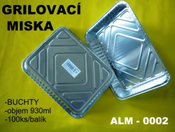 Miska alumniov na buchty 002 750ml