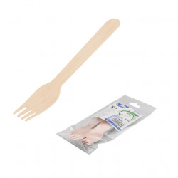 Vidlika z dreva 16cm/10ks 40057