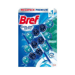 BREF WC guliky 3x50g Eucalyptus Color Aktiv