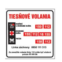 Etikety informan ''Tiesov volanie''