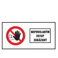 Etikety informan ''Nepovolanm vstup zakzan''