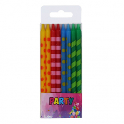 Tortov svieky farebn 16ks 008554