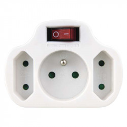 Rozdvojka 1x10A guat 2x10A ploch max + vypna