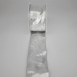 Stuha ltkov 40mmx2m strieborn