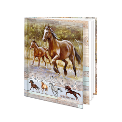 Pamtnk 12,5x14,5cm 1431-0414 Wild horses