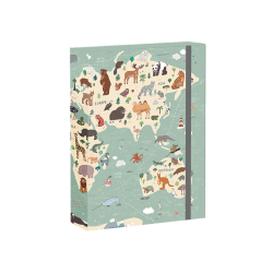 kolsk box A5 World Map 2 REYBAG