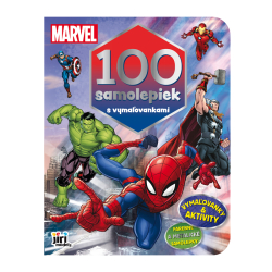 100 samolepiek s vymaovnkami Marvel