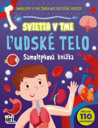 Samolepkov knika-svieti v tme udsk telo