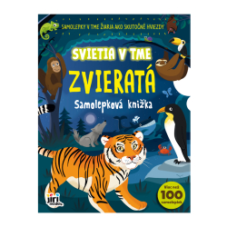 Samolepkov knika-svieti v tme Zvierat
