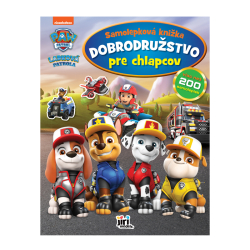 Vek samolepkov knika Dobrodrustvo pre chlapcov Paw Patrol