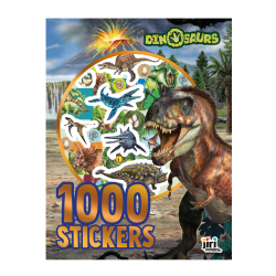 1000 samolepiek Dinosaury