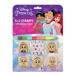 Peiatky 5+1 s voskovkou Disney princezn