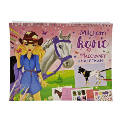 Milujem kone maovnky s nlepkami