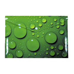 Obal s cvokom A4 Green Bubble