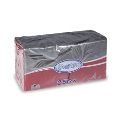 Papierov obrsky 24x24cm/250ks 2 vrstvov bordov 85908