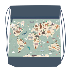 Taka na prezuvky REYBAG World Map 2