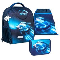 kolsk set BELMIL Sturdy Racing Blue Neon
