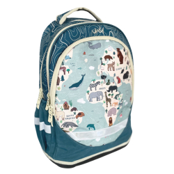 kolsk batoh anatomick REYBAG World Map 2
