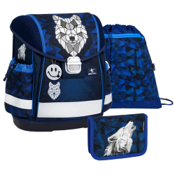 kolsk set BELMIL Wolf Mosaic Grey