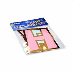 Girlanda Happy birthday 5m 66807 16x20cm