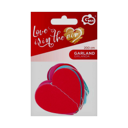 Party girlanda Srdce 3D RV-GPLS