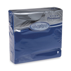 Papierov obrsky PREMIUM 40cm/50ks tmavo modr 89103