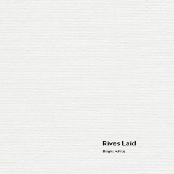 Vizitkov papier Rives Laid Bright White 250g