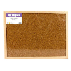 Korkov nstenka dreven rm 90x120cm OCTOPUS