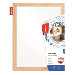 Magnetick tabua dreven rm MEMOBE stolov so stojanom 30x21cm