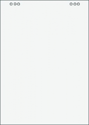 Papier na flipchart VICTORIA r68x98 5x20listov biely