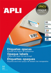 Etikety samolepiace APLI krycie 70x37 /20 etikiet