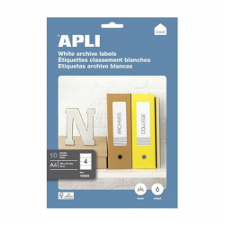 Etikety samolepiace APLI 190x61mm /10ks na hrku