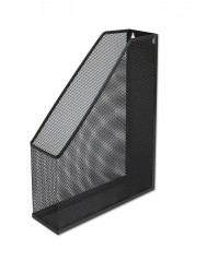 Stojan kovov na asopisy CONCORDE ierny A68032 7,2x31,7x25cm