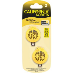 Va do auta, mini difzor, 2*3 ml, CALIFORNIA SCENTS "Tropical Colada"