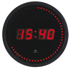 Nstenn hodiny, LED displej, 30 cm, ALBA "Horled", ierne
