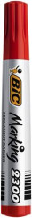 Permanentn popisova, 3,7-5,5 mm, zrezan hrot, BIC "ECO 2300", erven
