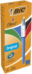 Gukov pero, 0,32 mm, stlac mechanizmus, 4 farby, BIC "4 Colours Original"