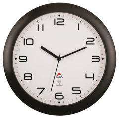 Nstenn hodiny, riaden rdiovm signlom, 30 cm, ALBA "Hornewrc", ierna