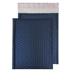 Bublinkov oblka, C5+, 250x180 mm, BLAKE, metalick modr