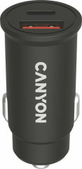 Nabjaka do auta, USB-C/USB-A, QC 3.0 18W, PD 30W, CANYON "C-20B03"