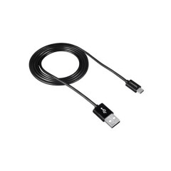 USB kbel, USB 2.0-microUSB, 1 m, CANYON "UM-1", ierna