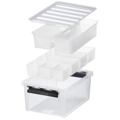 lon box, plastov, ierne chytky, 7 priehradiek, SMARTSTORE "Classic 15",  priehadn