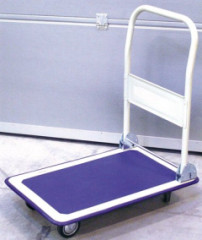 Skladaten prepravn vozk, nosnos 150 kg, modr/biely