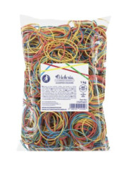 Gumiky, 60x2 mm, VICTORIA FACILITY, 1 kg, mix farieb