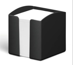 Driak na papierov bloky, plastov, 100x100 mm, naplnen, DURABLE "ECO", ierna