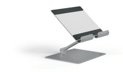 Stojan na tablet, stolov, DURABLE "RISE", strieborn