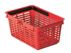 Nkupn kok, plastov, 19 l, DURABLE, erven
