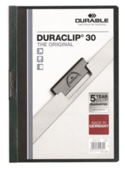 Rchloviaza, s klipom, A4, DURABLE "DURACLIP 30", tmavomodr