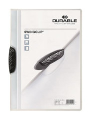 Rchloviaza, s klipom, A4, DURABLE "Swingclip 30", ierny